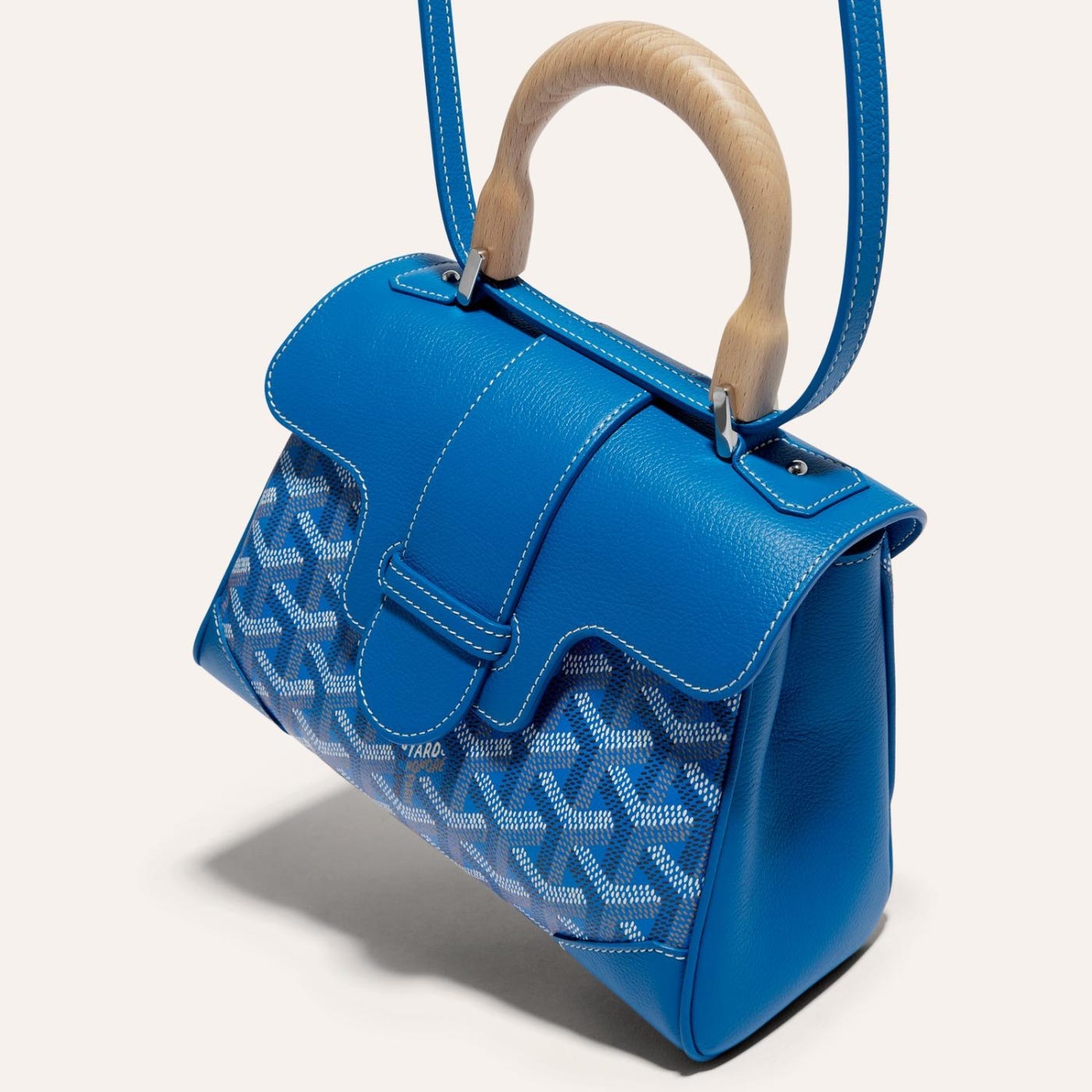 Goyard Saigon Souple Mini Bag Sky Blue - Image 4